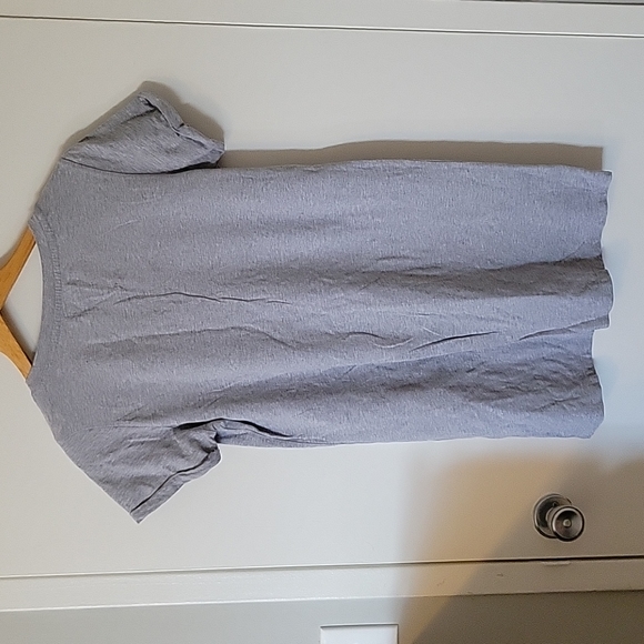 CALVIN KLEIN~ Short Sleeve Tunic, Grey, S - Picture 2 of 6